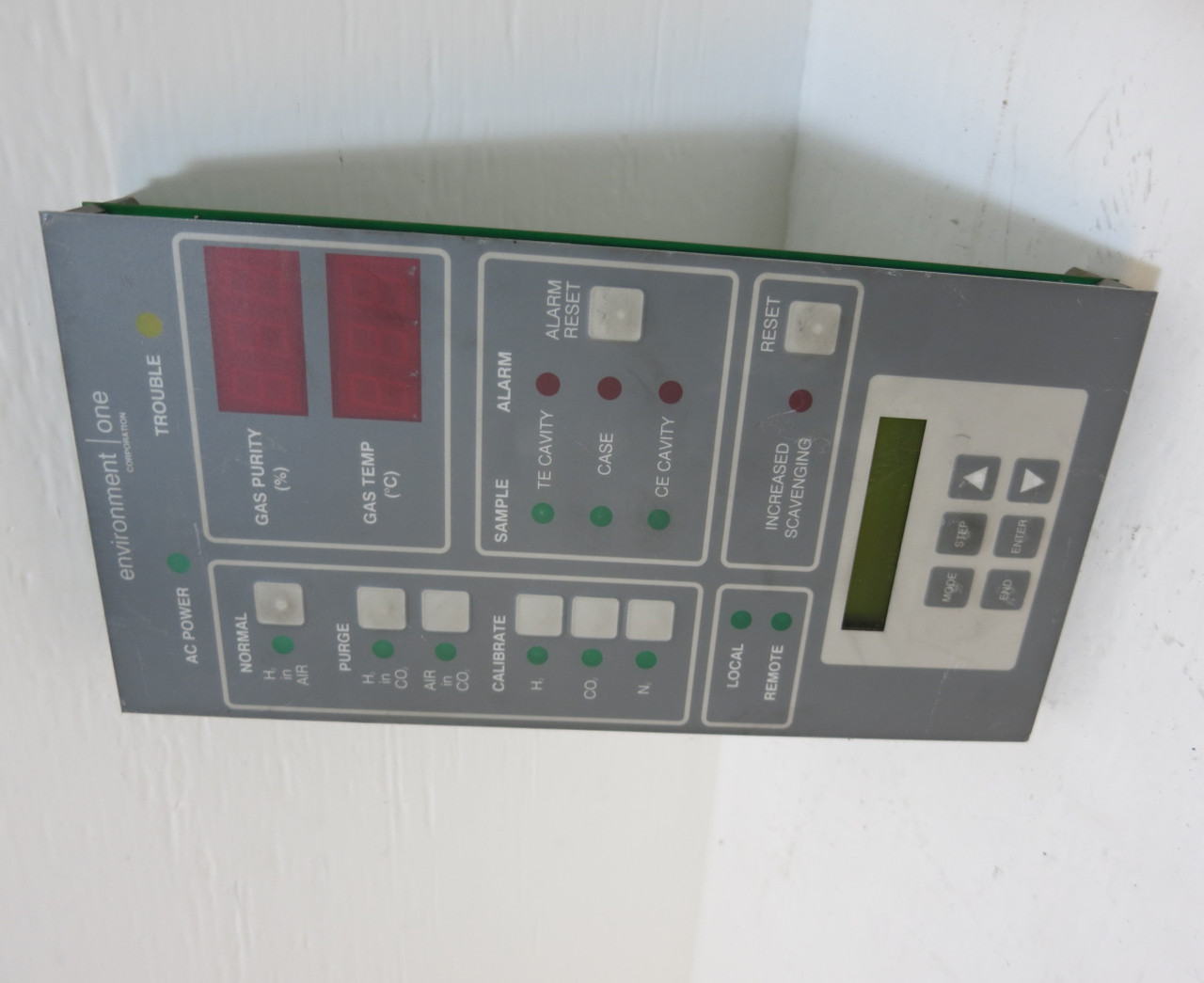 Environment One HD0013G01 Gas Analyzer HCC Display Board Eone Hydrogen Control (DW1729-3)