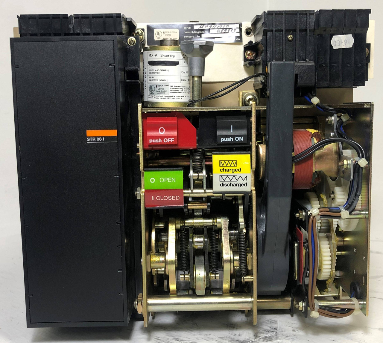 Merlin Gerin MP16NA 1600A EO Masterpact Molded Case Switch MP16 NA 3P 1600 Amp (EM3784-6)