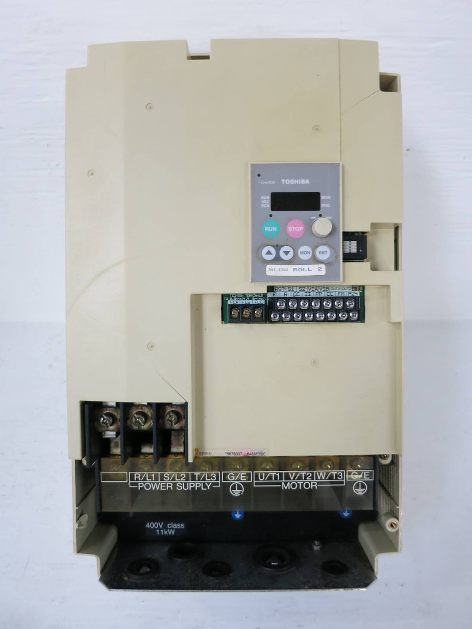 Toshiba VFS7-4110UPL (1) Transistor Inverter Drive 25A 19 kVA 460V VF-S7 (TK5361-1)