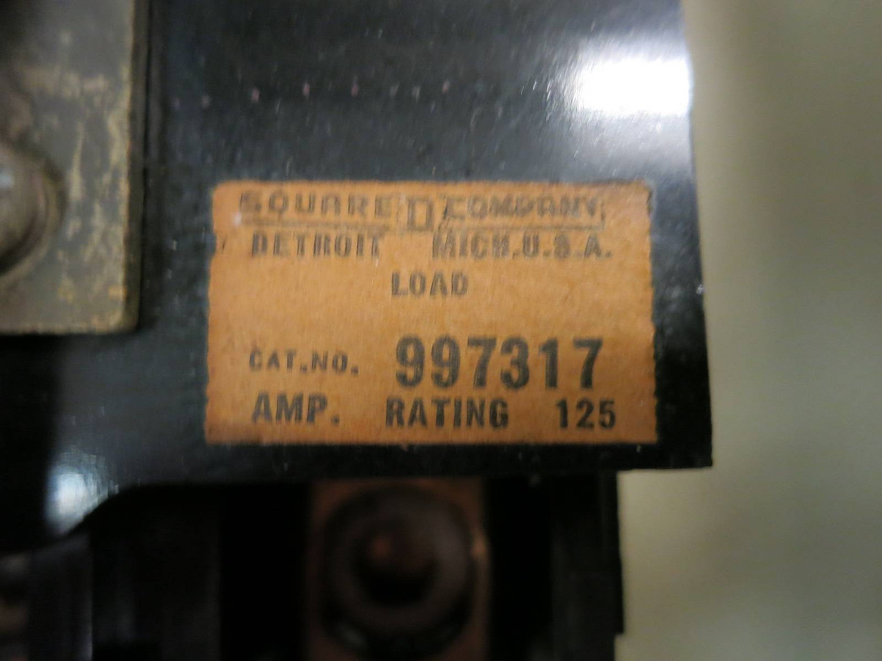 Square D 8536-FO-1-X1 Size 4 Starter 125 Amp Breaker Combination Box 8536-F01 (TK5371-1)