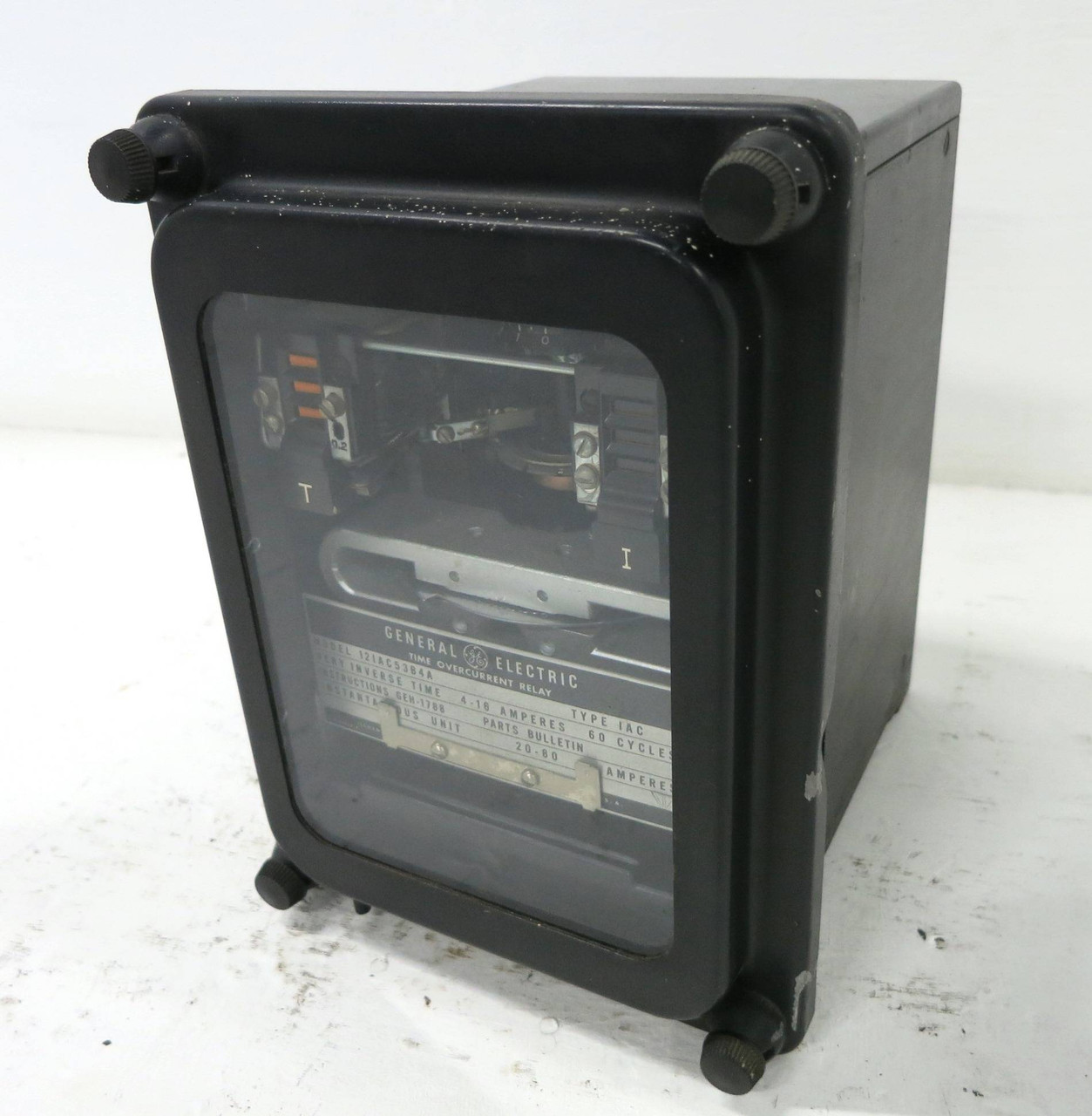 GE 12IAC53B4A Time Overcurrent Relay Type IAC Very Inverse 4-16 Amp (DW1765-8)