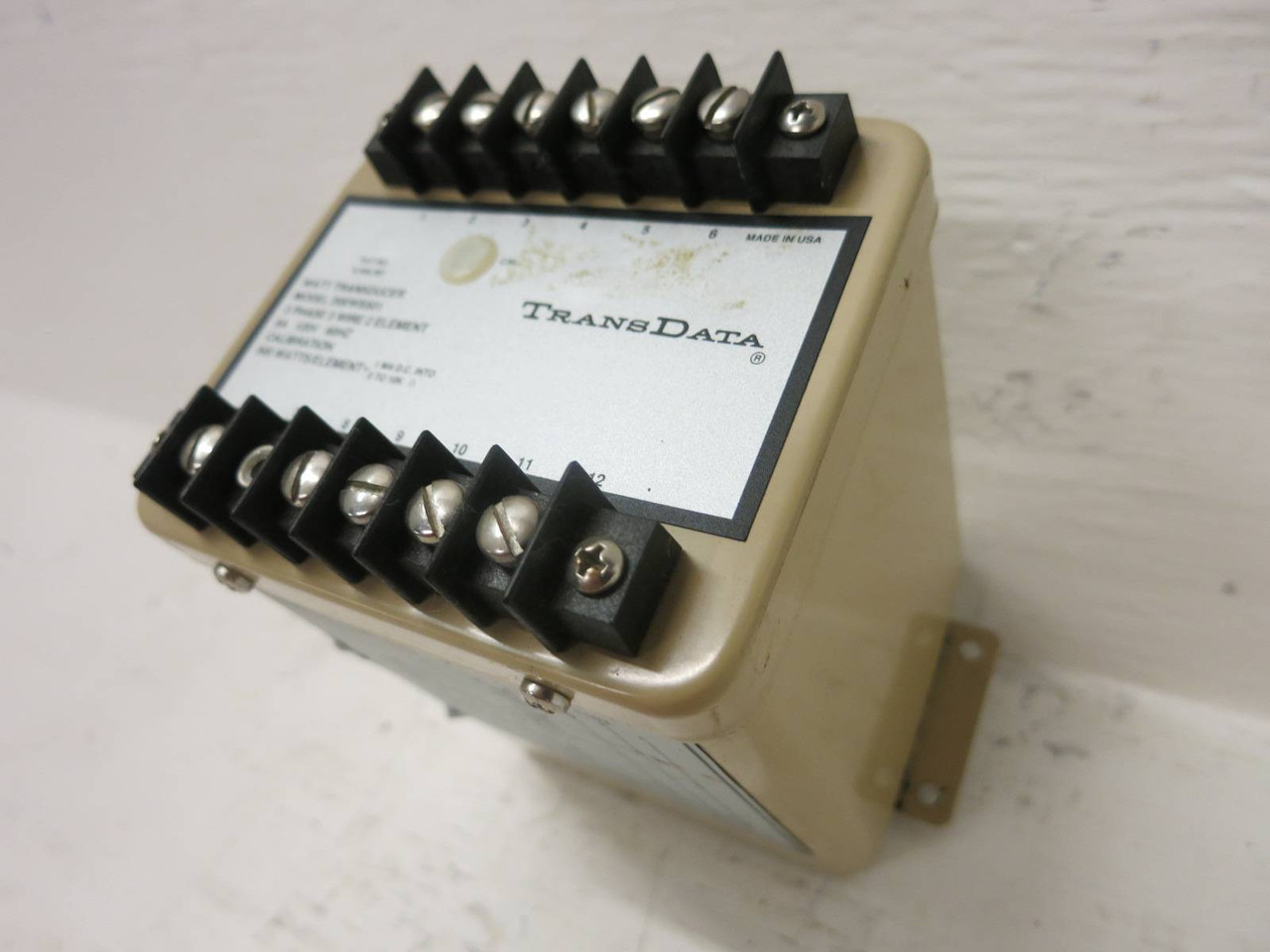 TransData 20EWS501 Watt Transducer 3-Phase 3 Wire 2 Element 5A 120V (TK5405-2)
