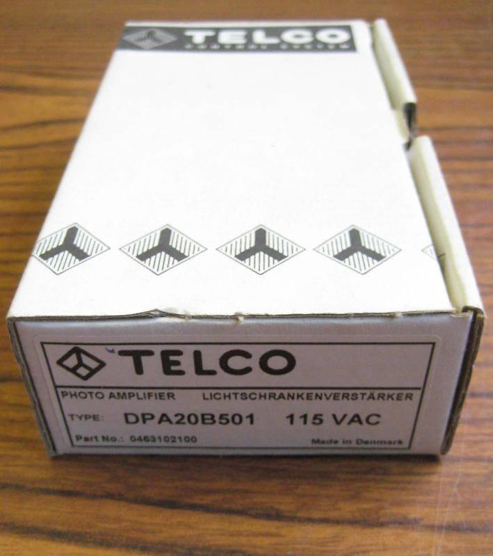 Telco DPA20B501 115V Photoelectric Amplifier Photo NIB (EBI4778-8)