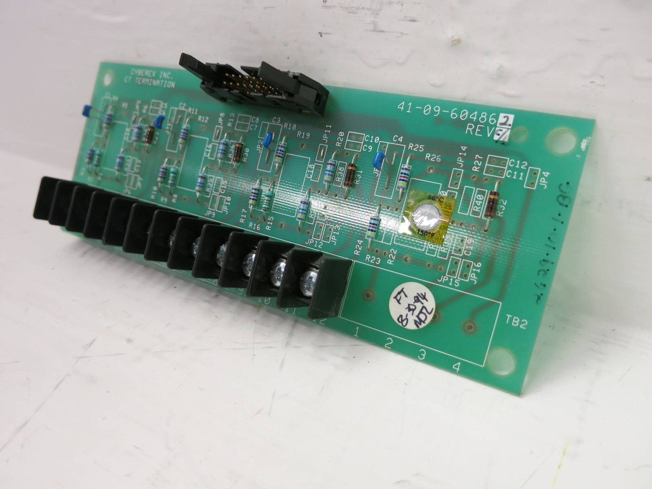 Cyberex 41-09-604862 Rev C/B CT Termination Board PLC Card Module (TK5431-13)
