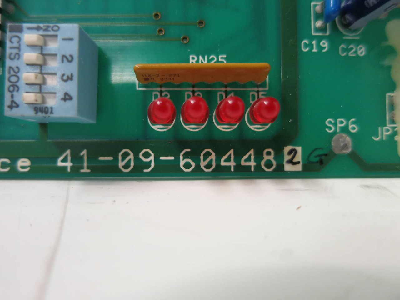 Cyberex 41-09-604482 Rev G I/O Interface Board PLC Card Module (TK5438-1)