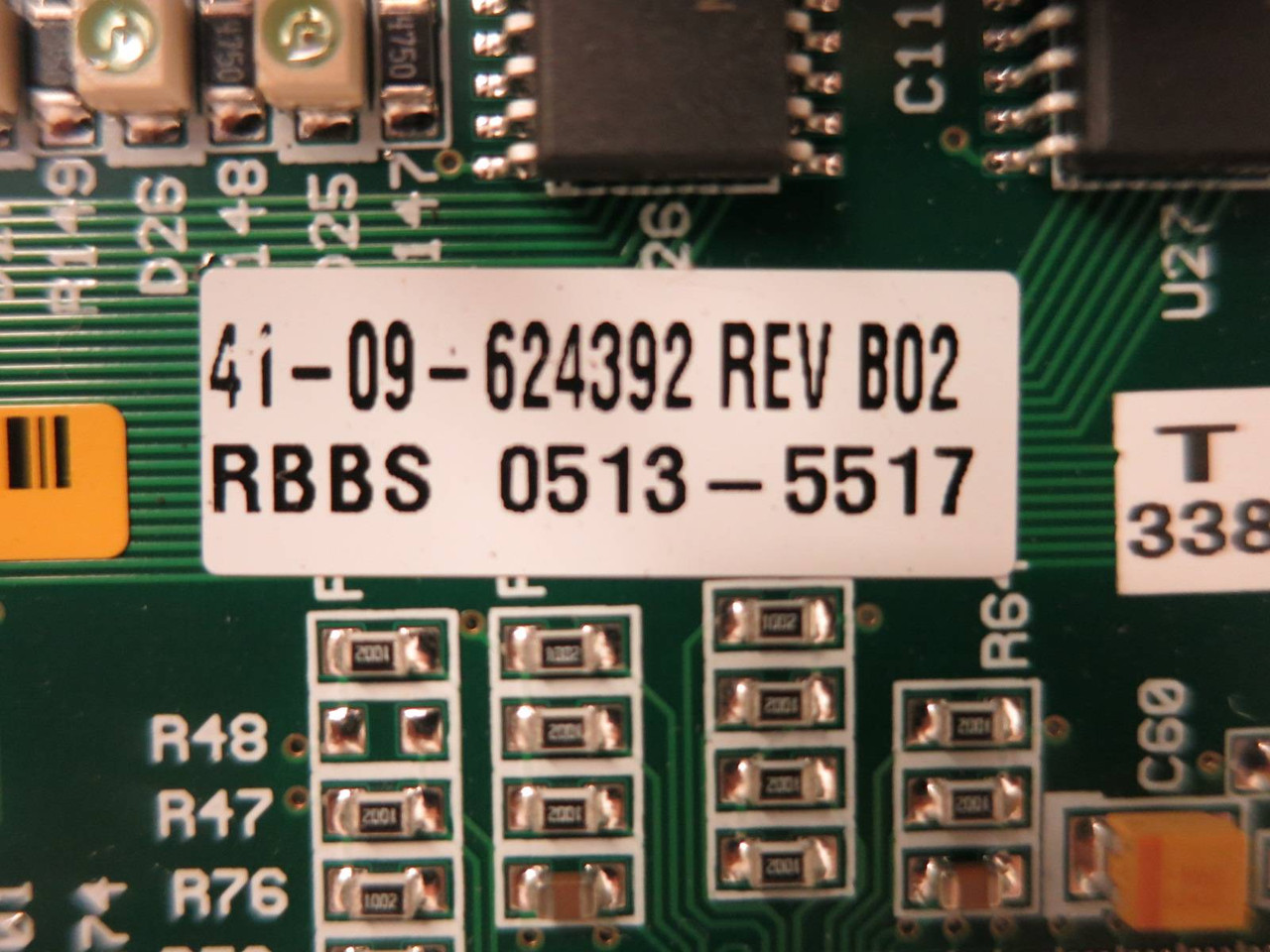 Cyberex 41-09-624392 Rev B02 PC Board PLC Card Module Thomas & Betts (TK5435-6)