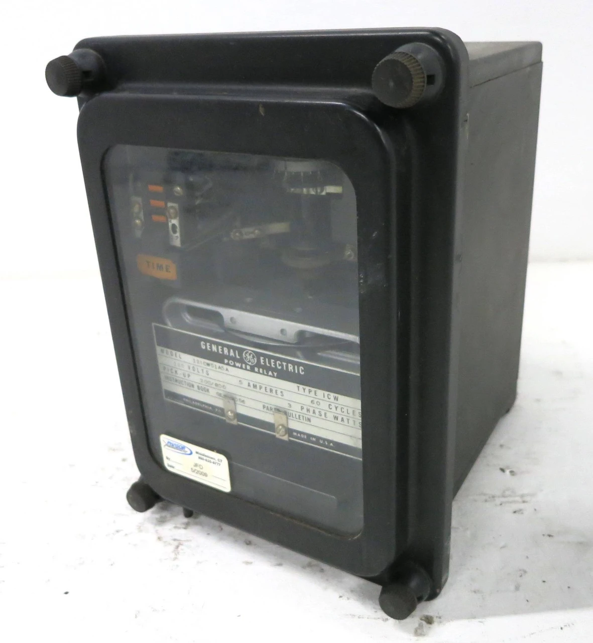 GE 12ICW51A5A Power Relay Type ICW 120V 5A 60 Cycles VAR 3PH Pick-Up 200/800 (DW1800-4)