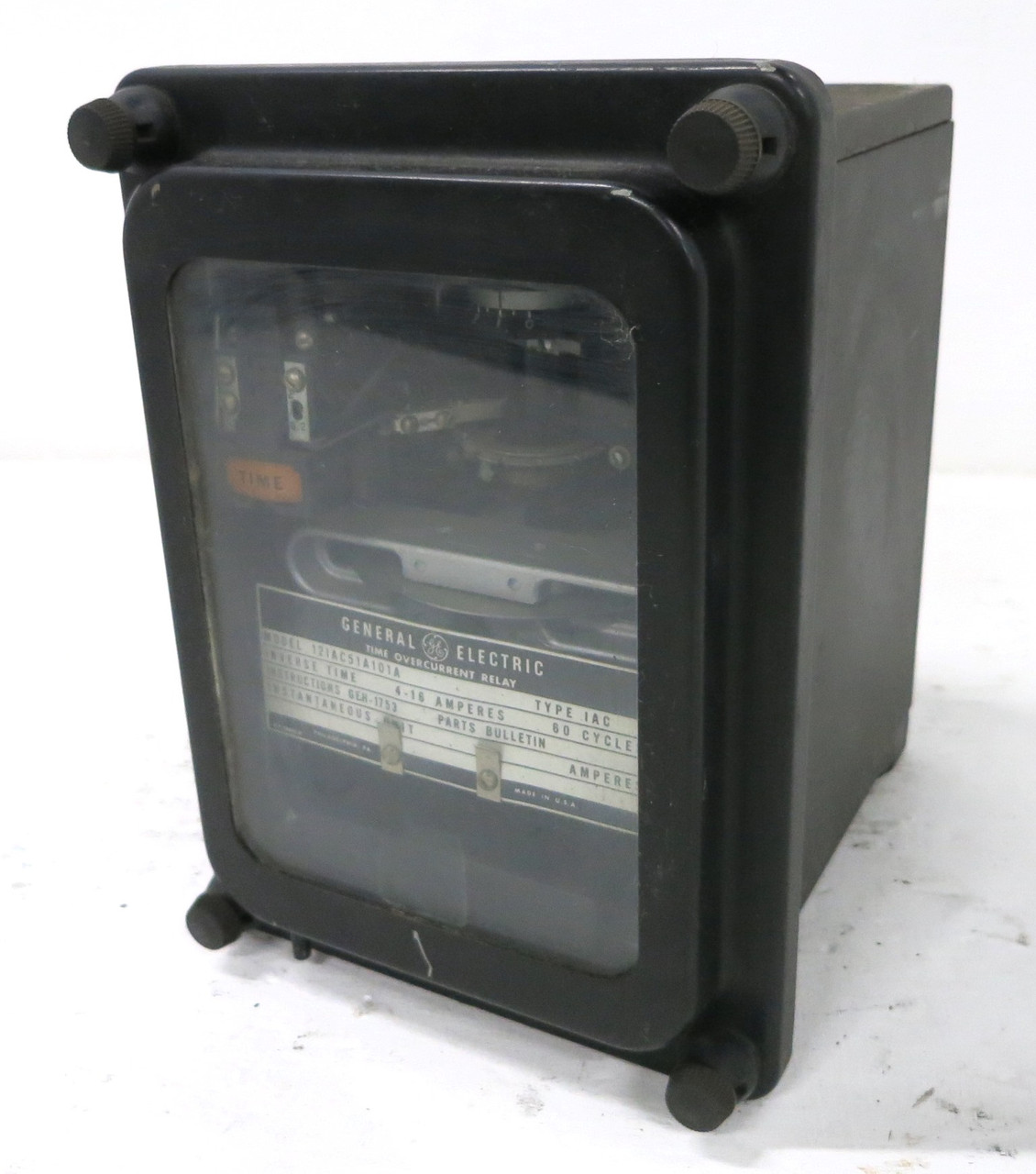 GE 12IAC51A101A Time Overcurrent Relay Inverse Type IAC 4-16A General Electric (DW1806-5)