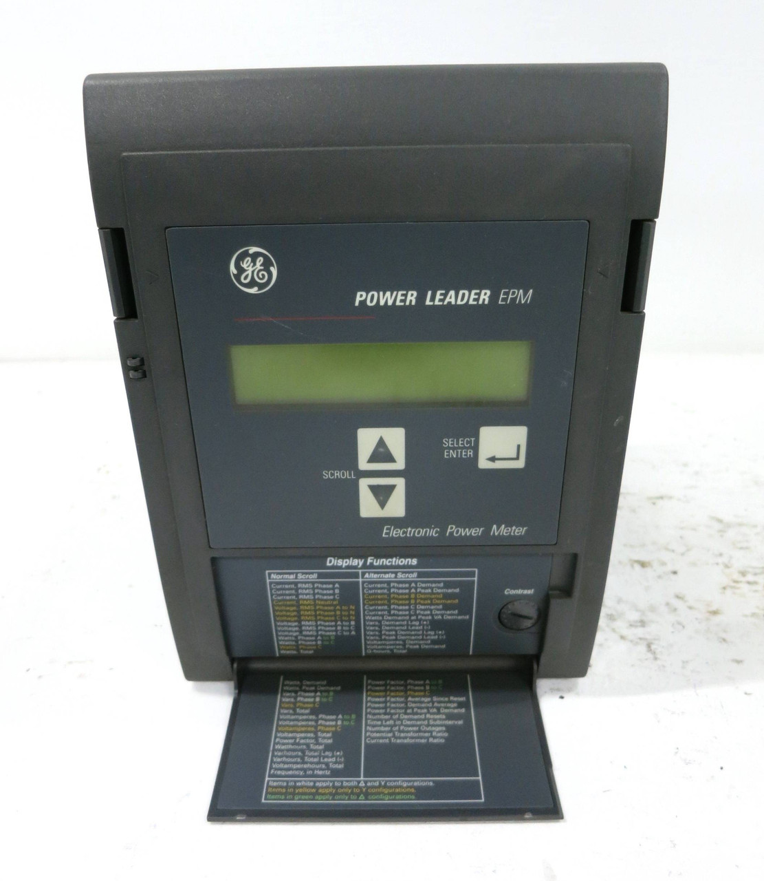 GE PLE2ESBG01 Power Leader EPM Electronic Meter Relay PLE2ESBG0-1 PLEPM (DW1823-1)