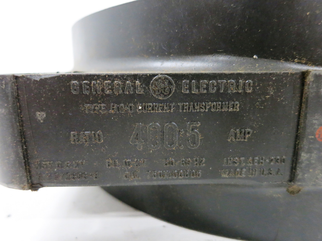 NEW GE 750X10G505 Current Transformer Type JAG-0 Ratio 400:5A CT 400:5 (DW1844-1)