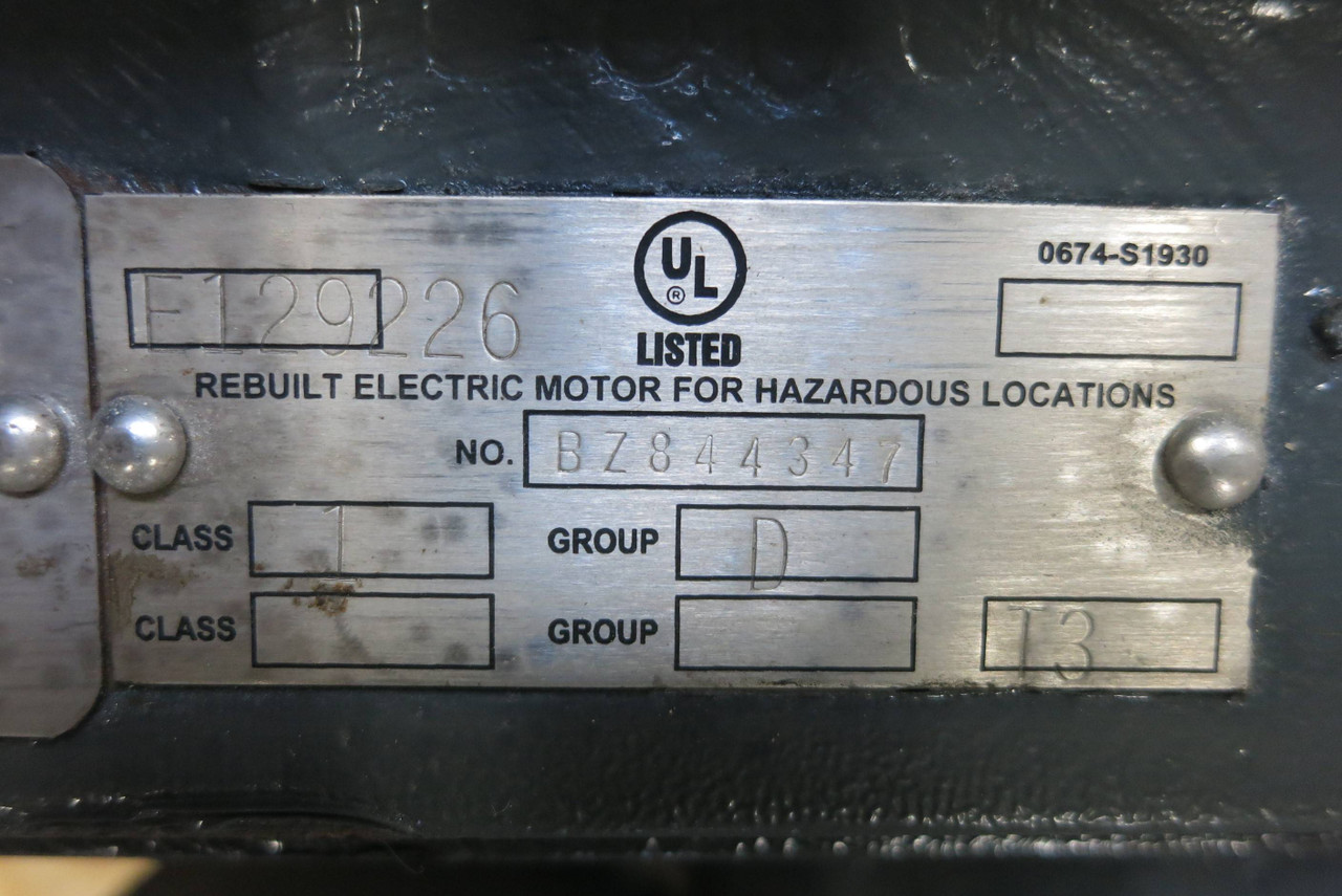 REBUILT GE 200 HP Tri-Clad AC Motor 2300V 1785 RPM Frame 449TS TriClad 2300 VAC (PM3019-3)