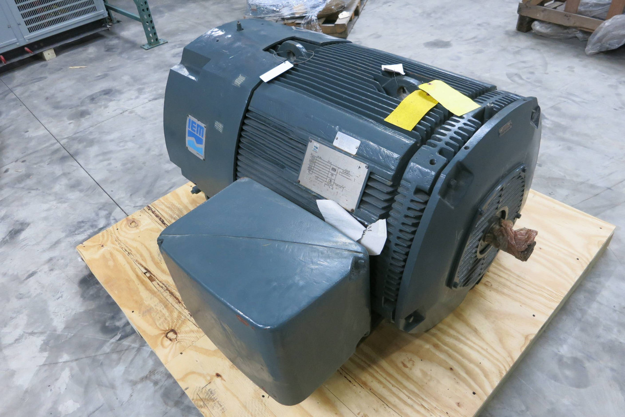 REBUILT IEM 766817 300HP 1189 RPM 2300/4160 V 5009-Z HTEFC AC Motor 300 HP 1200 (PM3022-1)