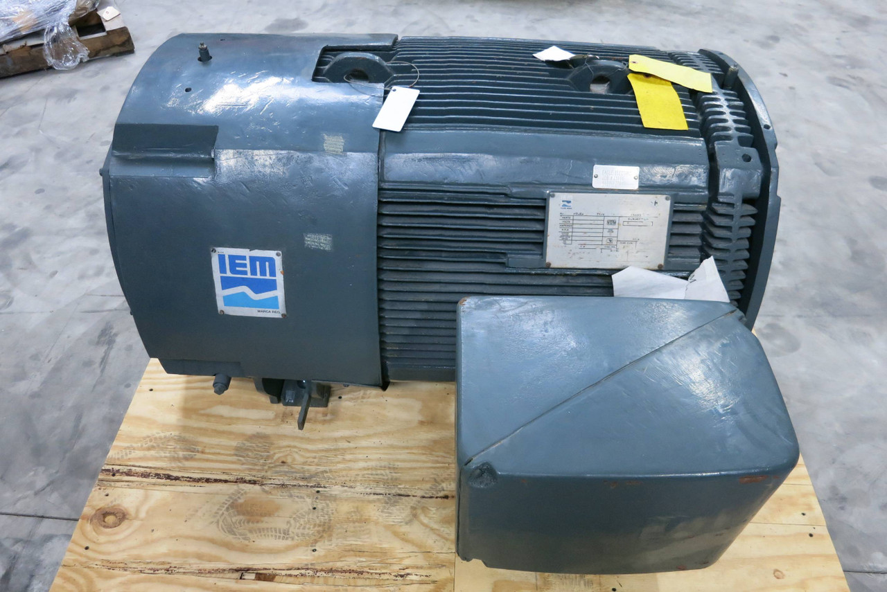REBUILT IEM 766817 300HP 1189 RPM 2300/4160 V 5009-Z HTEFC AC Motor 300 HP 1200 (PM3022-1)