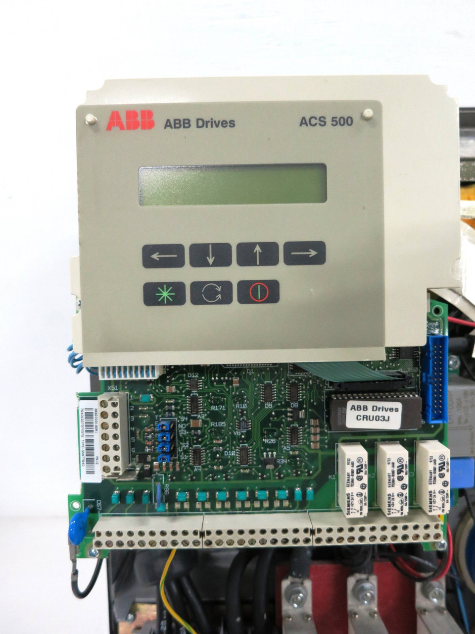 ABB ACS501-060-4-00P5 75HP ACS 500 AC VS Drive 480V 3PH 77A 96A 60HP 75 HP (DW1863-1)