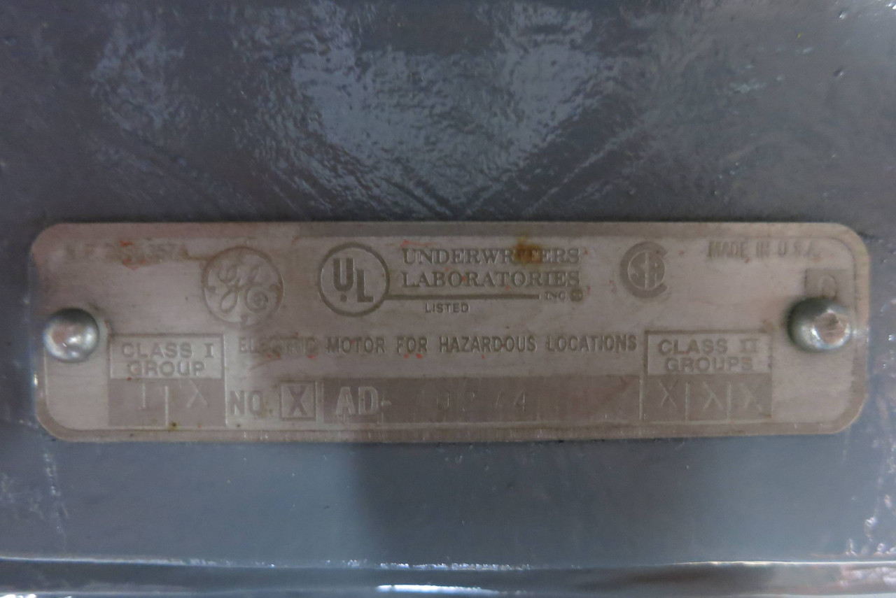 REBUILT GE 200 HP Tri-Clad AC Motor 2300V 1785 RPM 449TS ZK6495046 2300 VAC (PM3028-1)