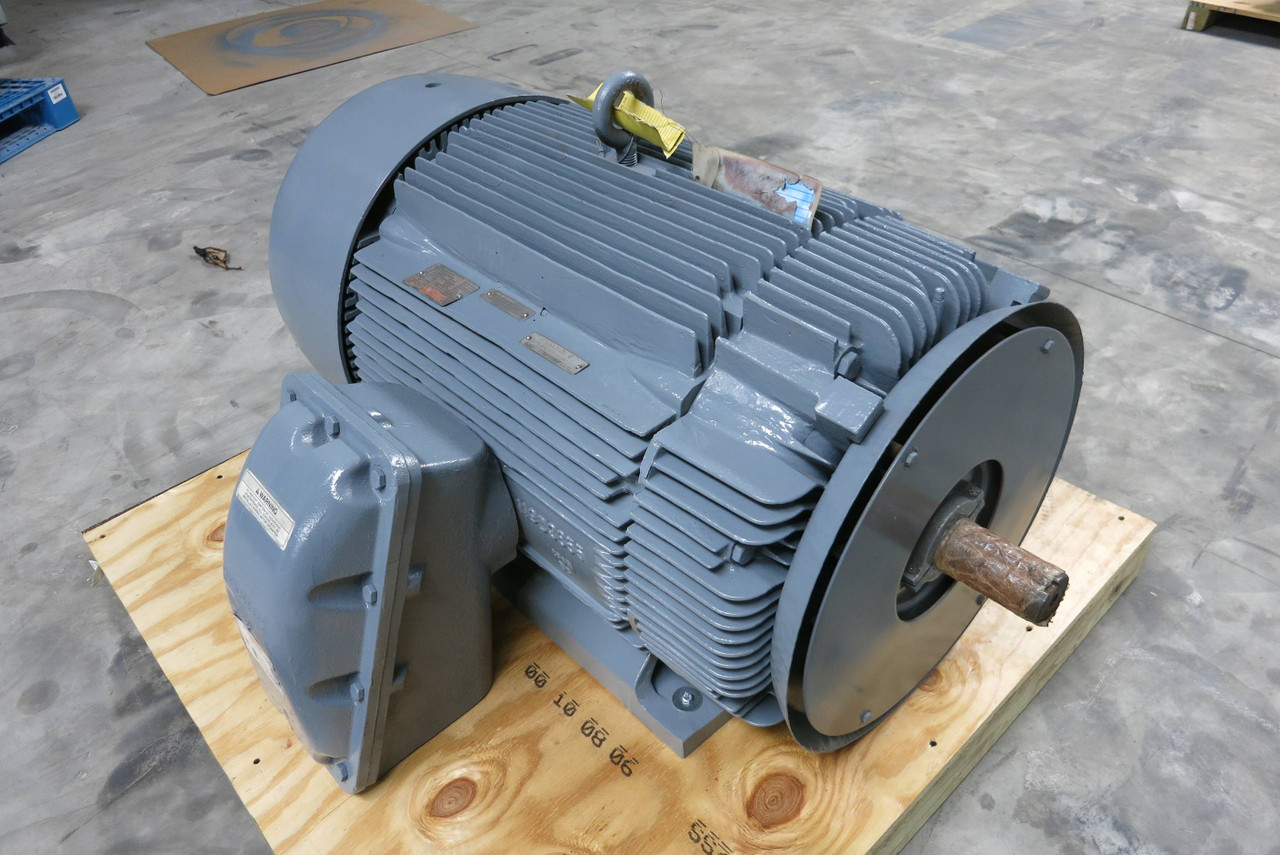 REBUILT GE 200 HP Tri-Clad AC Motor 2300V 1785 RPM 449TS ZK6495046 2300 VAC (PM3028-1)