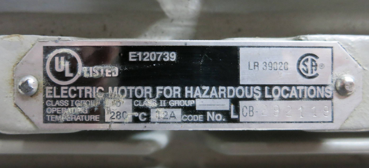 New Siemens 1MB22212BC214AA3 10HP 230/460V 1175RPM XP100 Explosion Motor 256T 10 (PM3030-1)