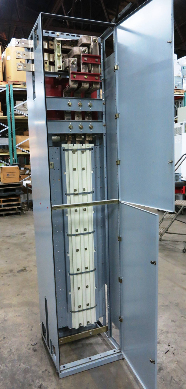 GE 8000 1200/600 Amp 480V Main Line Motor Control Center MCC 1200A 600A 3PH 3W (DW1866-1)