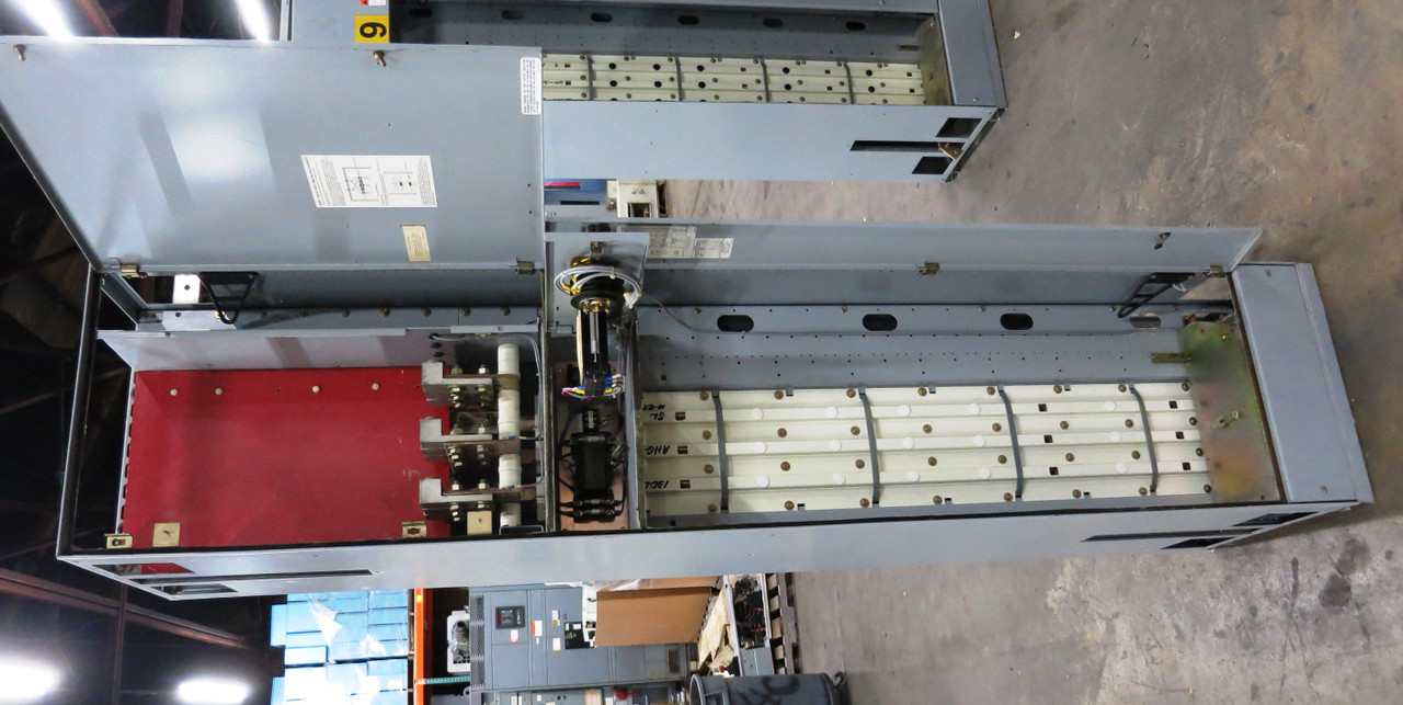 GE 8000 1200/600 Amp 480V Main Line Motor Control Center MCC 1200A 600A 3PH 3W (DW1866-1)