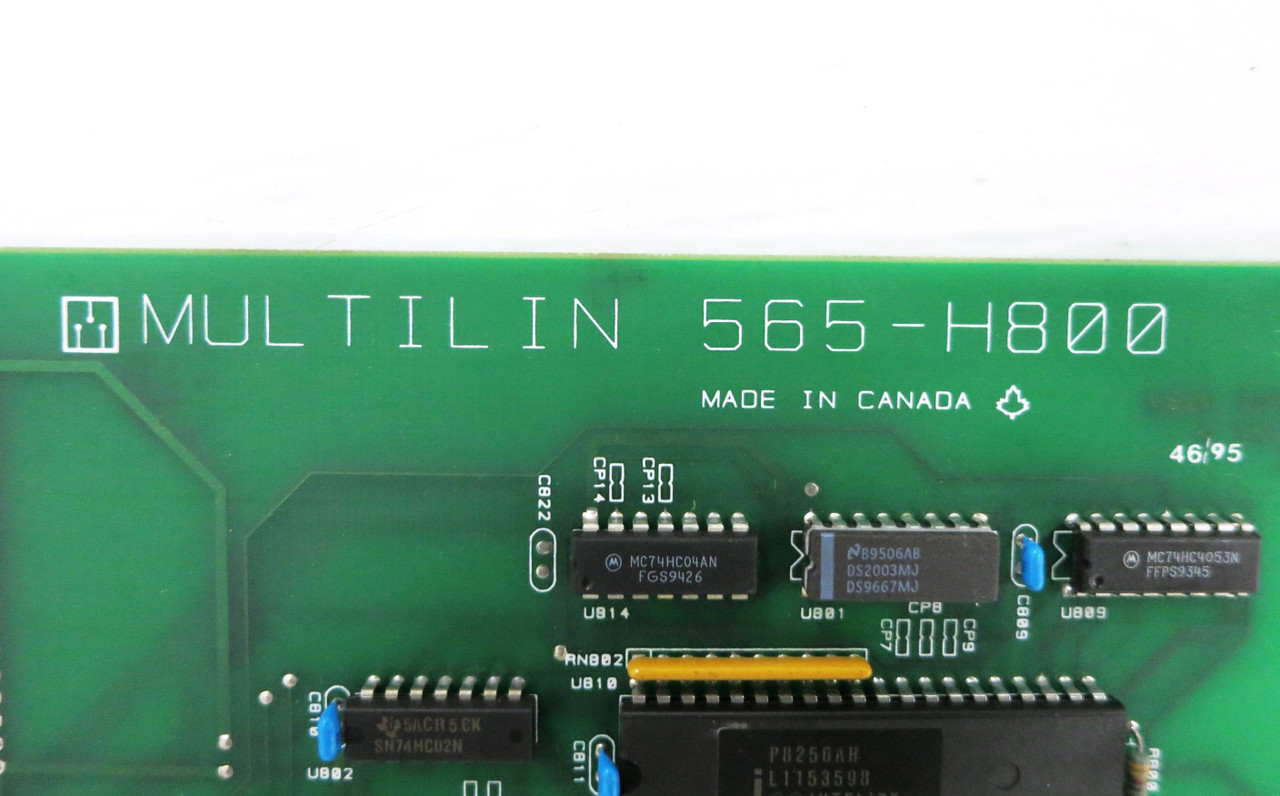 GE Multilin 565-H800 Rev E4 Motor Protection Relay Option Board 565H 1218-0008 (DW1878-1)