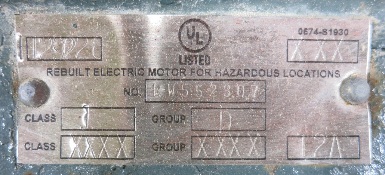 REBUILT GE 250 HP Tri-Clad AC Motor 2300V 1780 RPM XL447TS 2300 VAC XL-447TS (PM3047-1)