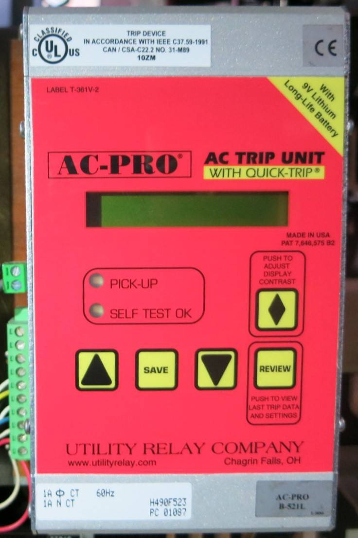 GE AK-2A-100S-2 4000A w AC Pro Trip Unit Breaker General Electric 4000 Amp 100 S (GA0036-1)