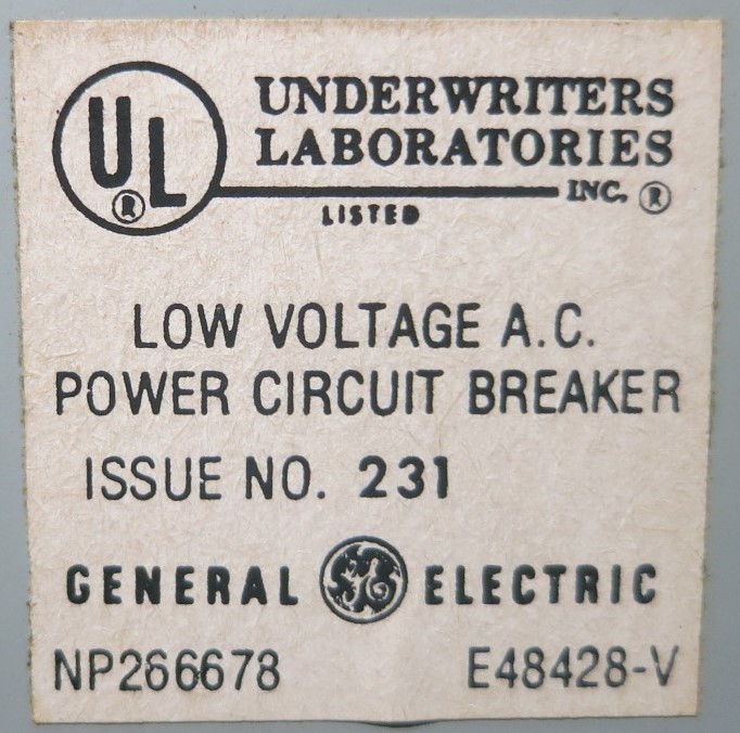 GE AK-2A-100S-2 4000A w AC Pro Trip Unit Breaker General Electric 4000 Amp 100 S (GA0036-1)