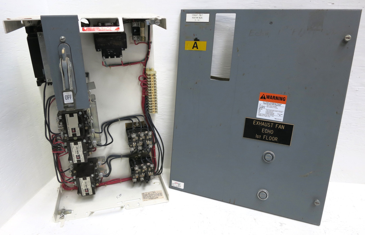 Cutler Hammer F10 Unitrol 15A Breaker Size 1 2-Speed Reversing 24" MCC Bucket (DW1932-5)