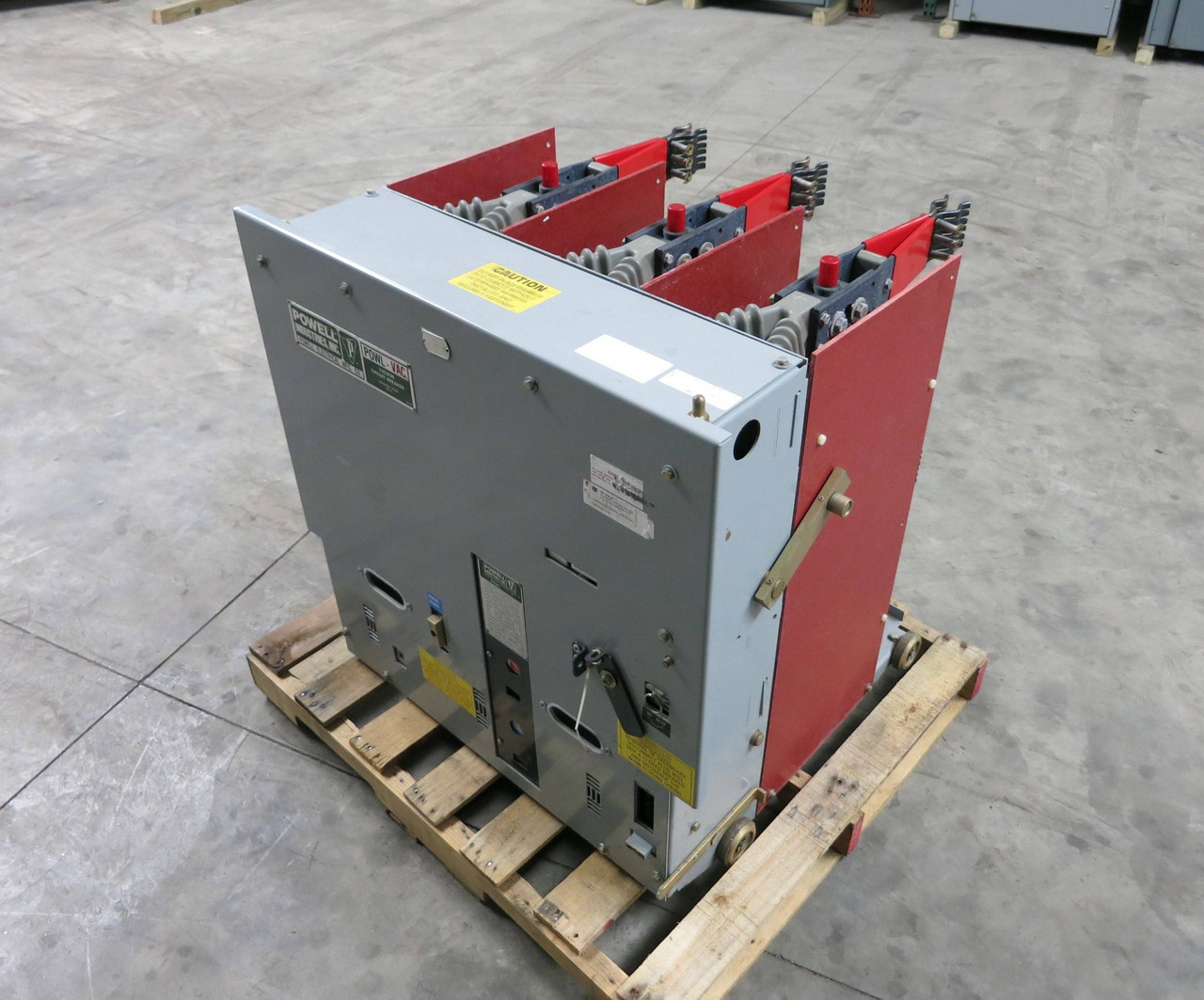 Powell Industries 1200A 15kV 15PV1000-2 125DC Powl-Vac Vacuum Breaker PowlVac GE (GA0038-1)