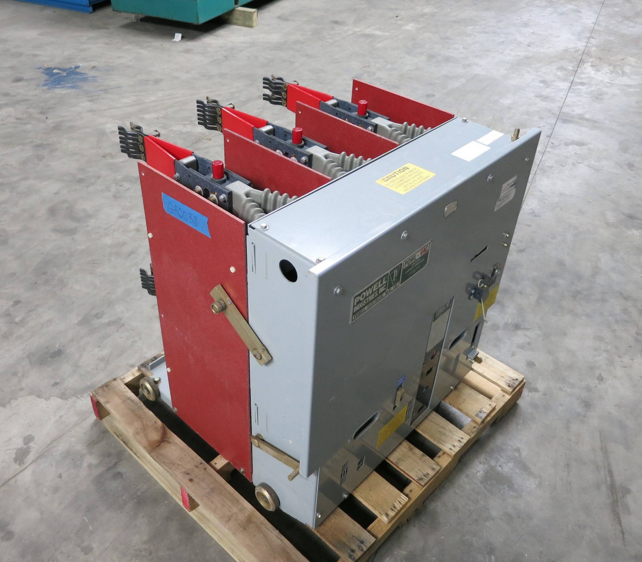 Powell Industries 1200A 15kV 15PV1000-2 125DC Powl-Vac Vacuum Breaker PowlVac GE (GA0038-1)