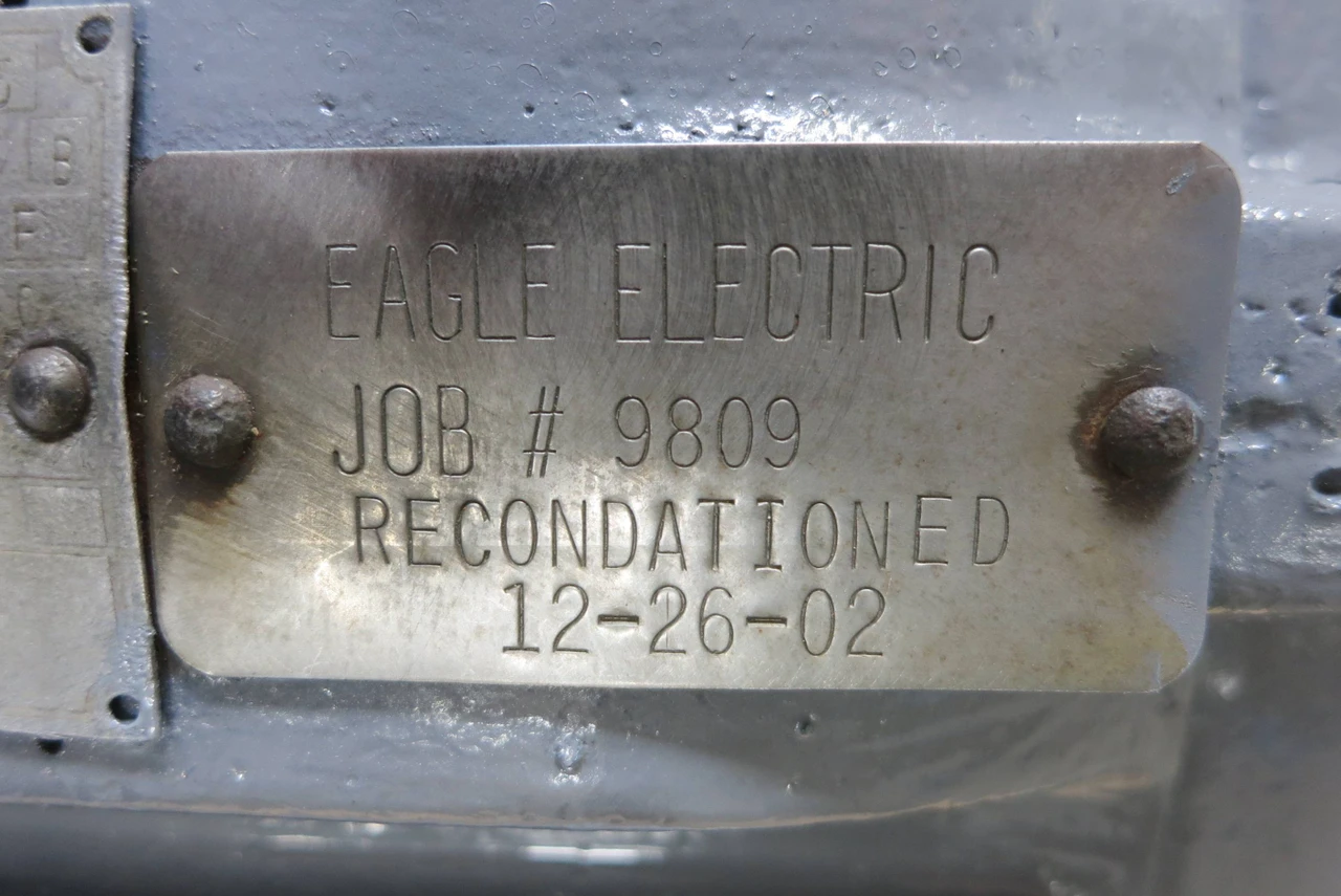 Rebuilt Teco Westinghouse AEEA 125HP 230/460V 1775 RPM Explosion Motor 444TS 125 (PM3052-1)
