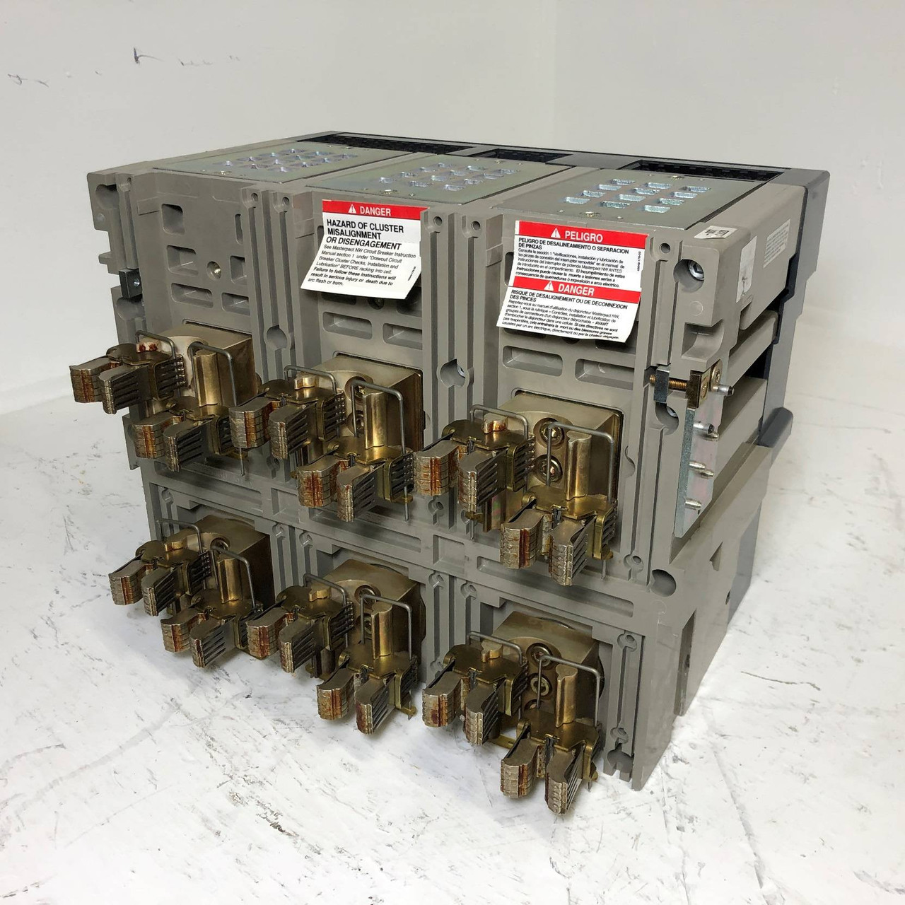 Square D NW08H2 800A MasterPact EO Breaker LSI 800 Amp 5.0P Trip Shunt & Fingers (EM3881-3)