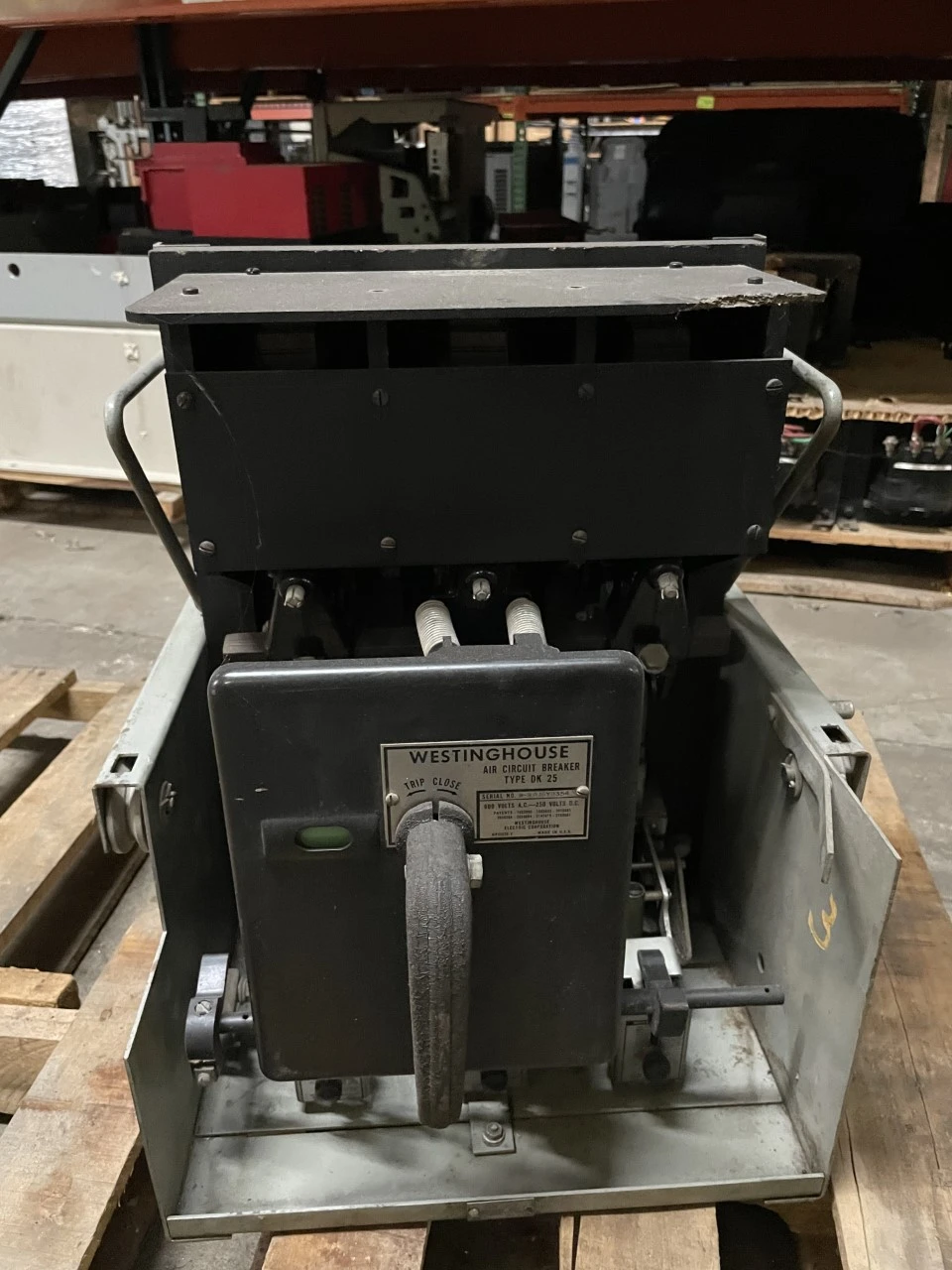 Westinghouse DK 25 600 Amp Air Breaker w 600A DK Overload Trip DK25 600A (GA0043-1)