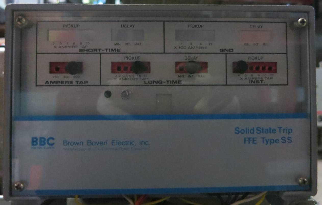 ITE Type K-600S 600A ITE SS Trip LI Air Power Circuit Breaker BBC K600S 600 Amp (GA0045-1)