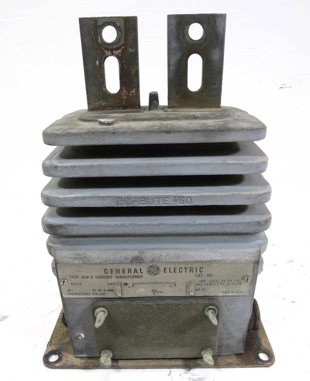 GE 693X85 Current Transformer Type JKW-3 Ratio 500:5 CT General Electric Outdoor (DW1997-2)