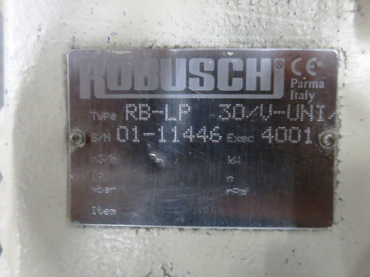 Gardner Denver Robuschi RB-LP 30V-UNI Vacuum Pump Blower RBLP RB-LP30/V-UNI (DW2008-1)