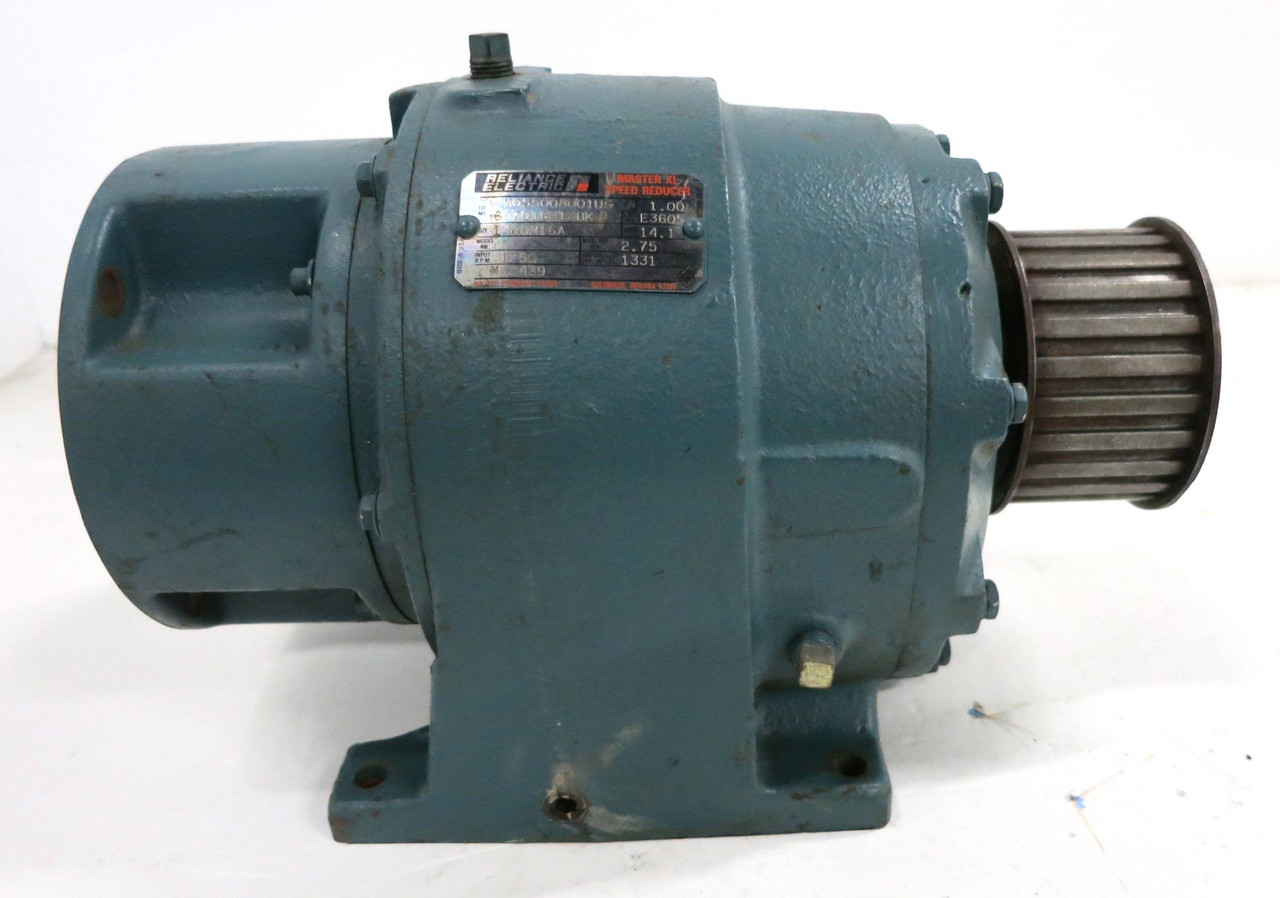 Reliance M055008001US Master XL Speed Reducer Gear Drive Ratio 14.1 140DM16A (DW2014-1)