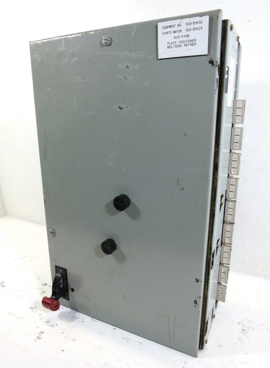 GE 8000 Two Speed Reversing Size 1 Starter 30 Amp Fusible 24" MCC Bucket 30A 2 (DW2039-1)