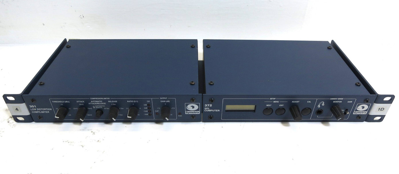 Symetrix 372 SPL Computer + 301 Low Distortion Compressor/Limiter Compression (DW2055-3)