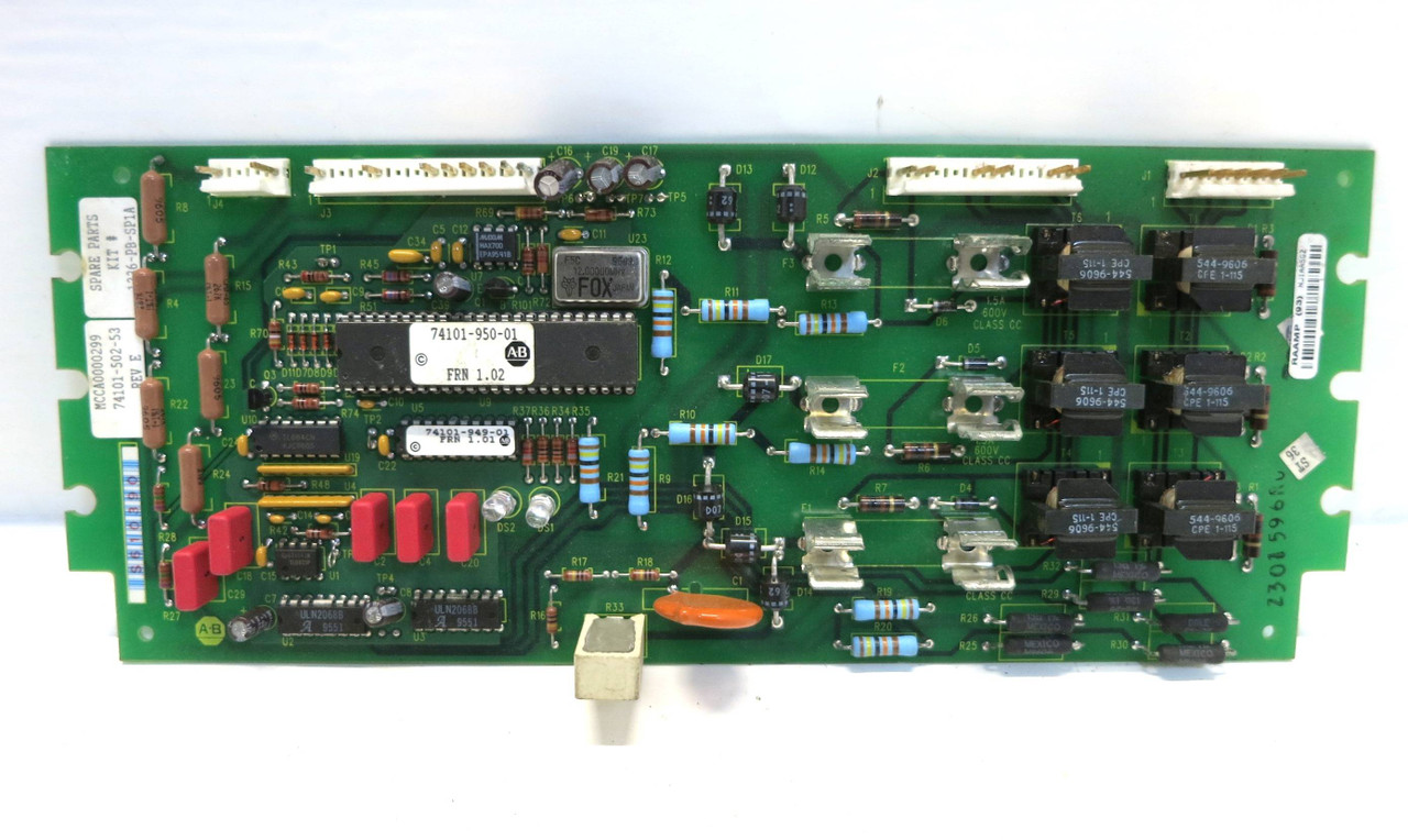 Allen Bradley 74101-502-53 REV E AC Drive PCB PLC Circuit Board AB 1336-PB-SP1A (DW2058-1)