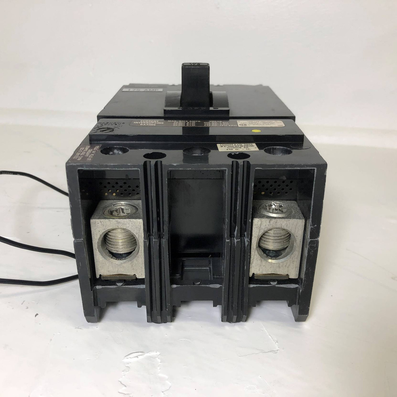 Square D KAL261751027 175A Circuit Breaker Black w/ Shunt 2 Pole 2P 175 Amp flaw (EM3911-1)