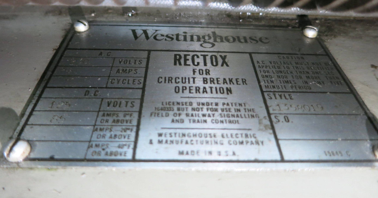 Westinghouse DA75 3000A Air Breaker w 3000 Amp Trip MO Shunt Rectifier Aux DA 75 (GA0090-1)