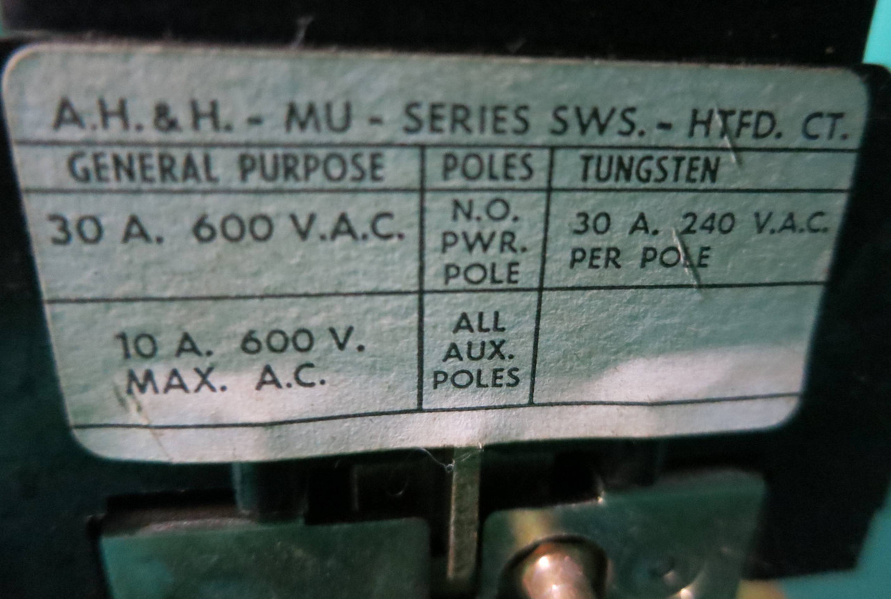 Onan Load Transfer Control LTE30-3/272A 30 Amp 242139 LTE LTM 30 272A Studebaker (GA0096-1)