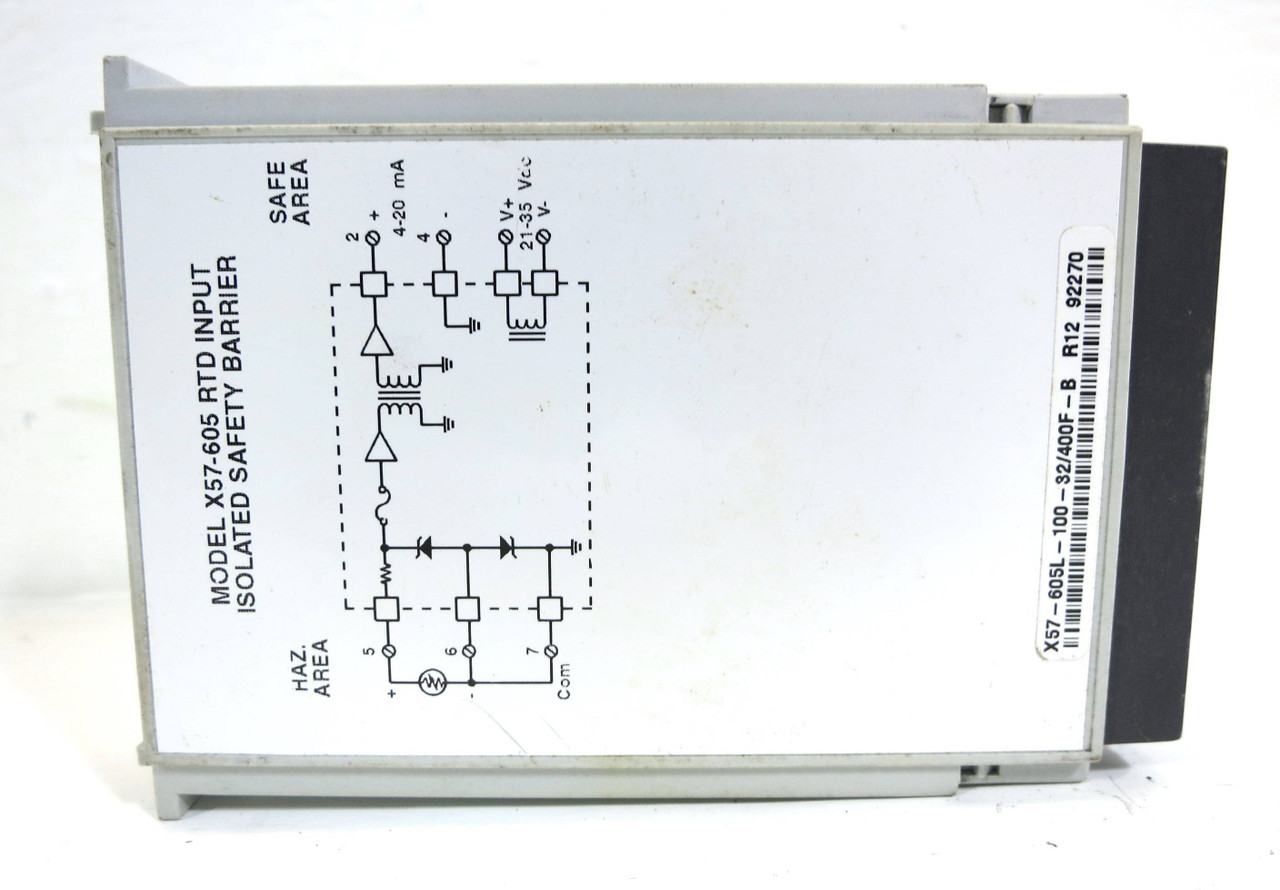 Ronan X57-605 RTD Input Isolated Safety Barrier PLC Module Board X57-605L-100-32 (DW2131-1)