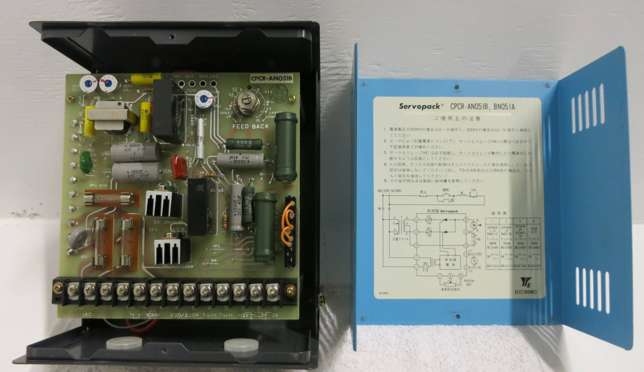 Yaskawa CPCR-ANO51B ServoPack Servo Drive CPCR-AN-51B CPCRAN51B 200/220V BN051A (GA0117-1)