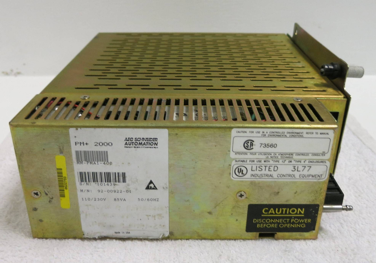 AEG Schneider MM-PMA1-400 Servo Drive 92-00688-01 PA-0601-000 Modicon 110/230V (GA0121-1)