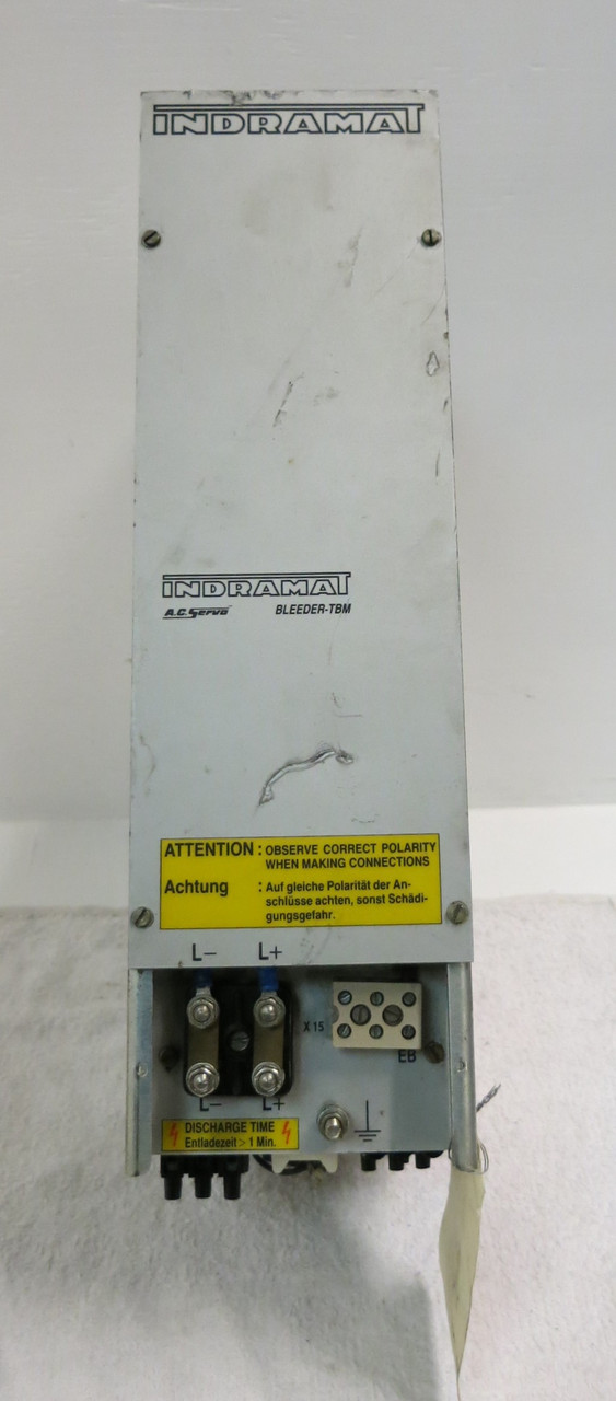 Indramat AC Servo Bleeder-TBM 1.1-20-W1-220 214-8 15K 8041 TBM1120W1220 (GA0124-1)