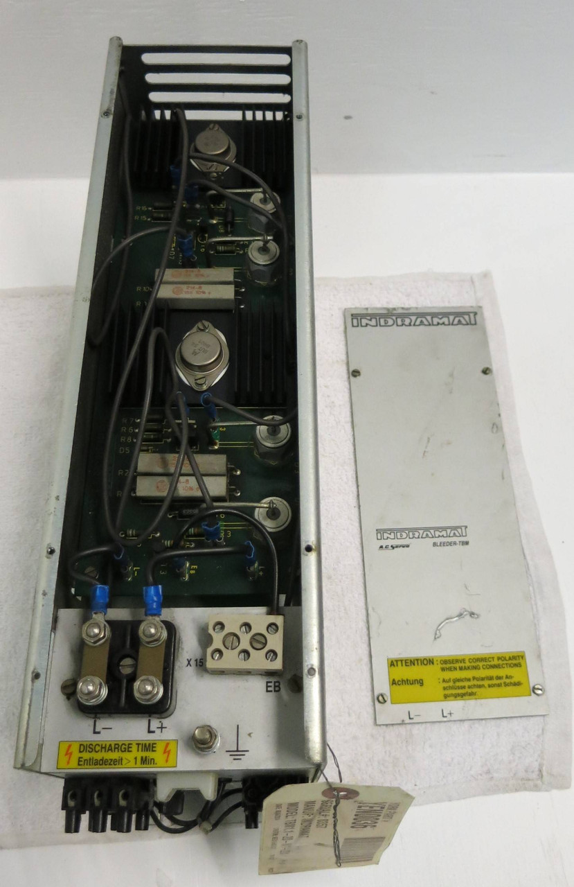 Indramat AC Servo Bleeder-TBM 1.1-20-W1-220 214-8 15K 8041 TBM1120W1220 (GA0124-1)