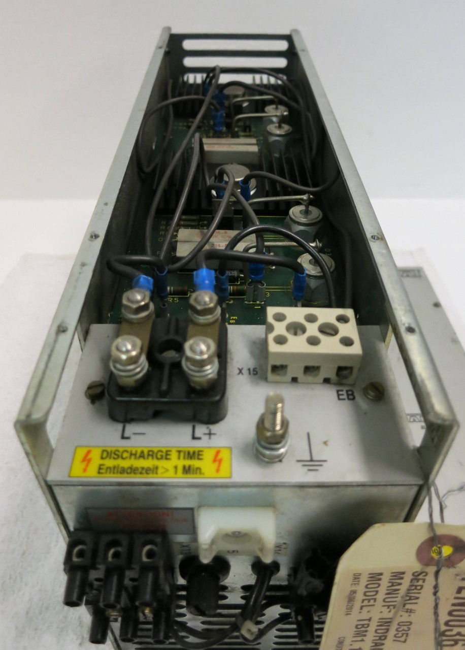 Indramat AC Servo Bleeder-TBM 1.1-20-W1-220 214-8 15K 8041 TBM1120W1220 (GA0124-1)
