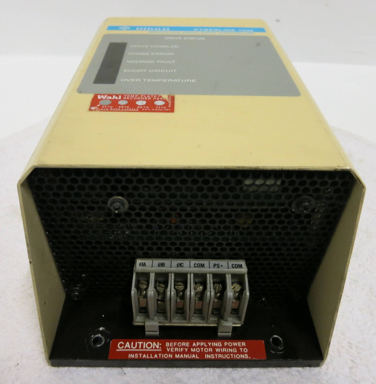 Gould Cyberline 1000 Brushless Servo Drive Controller PLC ICC CL112 110-0092-1 (GA0128-3)